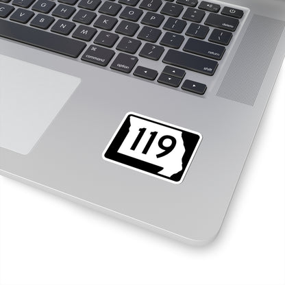MO-119 (Missouri) (Road Sign) STICKER Vinyl Kiss-Cut Decal