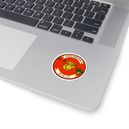 Marine Corps Base Hawaii (USMC) STICKER Vinyl Kiss-Cut Decal