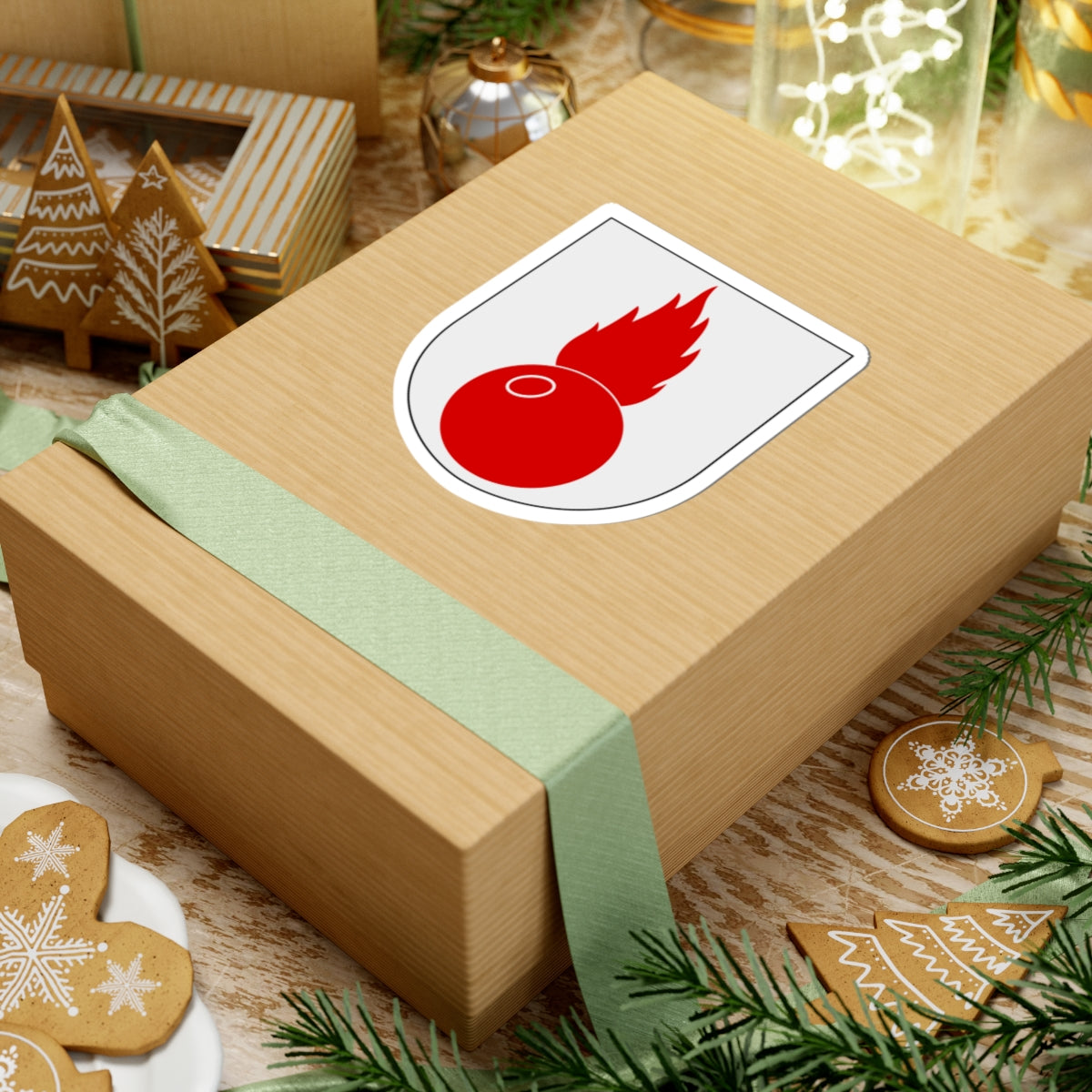 Artilleriregementet 92. artilleribataljonens stab vapen (Sweden) (Coat of Arms) STICKER Vinyl Kiss-Cut Decal