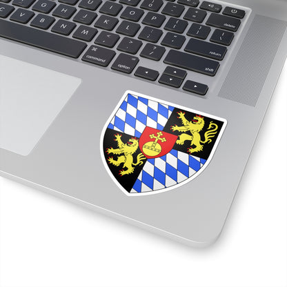 Armoiries électeurs de Bavière (Czech Republic) (Coat of Arms) STICKER Vinyl Kiss-Cut Decal