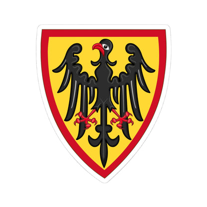 Attributed Coat and Shield of Arms of Henry VI Holy Roman Emperor Codex Manesse (Spain) (Coat of Arms) STICKER Vinyl Kiss-Cut Decal