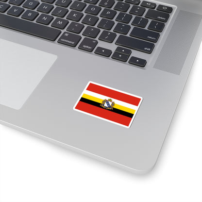 Flag of Kursk Oblast large (Russia) STICKER Vinyl Kiss-Cut Decal