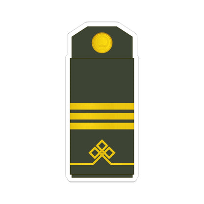 04 Mongolian Army SCP (Mongolia) (Military Rank) STICKER Vinyl Kiss-Cut Decal