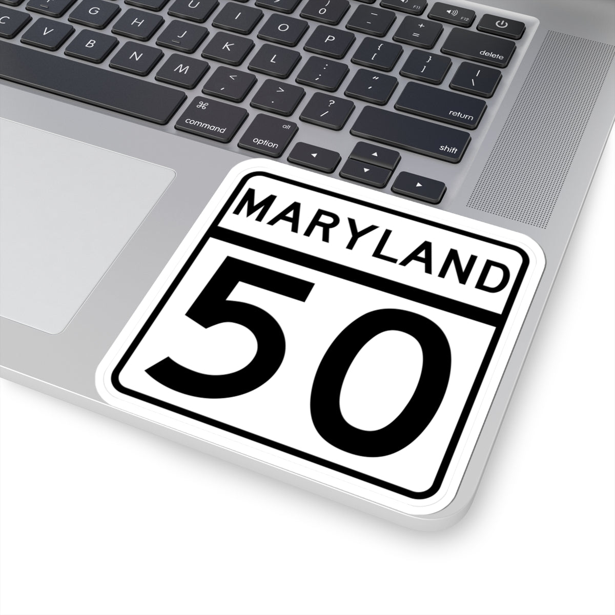 MD Route 50 (Maryland) (Road Sign) STICKER Vinyl Kiss-Cut Decal