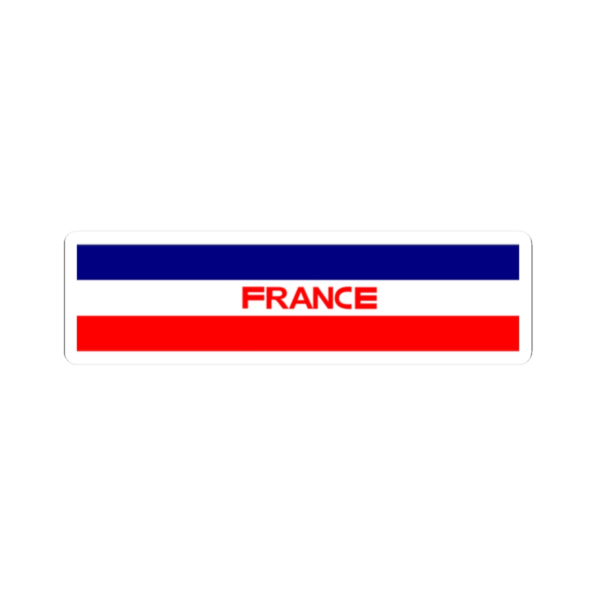 Flag of France for user page (France) STICKER Vinyl Kiss-Cut Decal