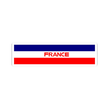 Flag of France for user page (France) STICKER Vinyl Kiss-Cut Decal