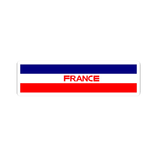 Flag of France for user page (France) STICKER Vinyl Kiss-Cut Decal