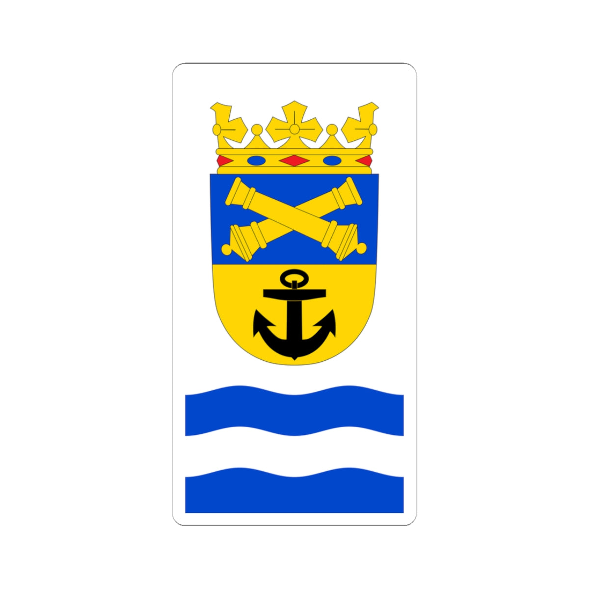 Loviisa.lippu (Finland) STICKER Vinyl Kiss-Cut Decal