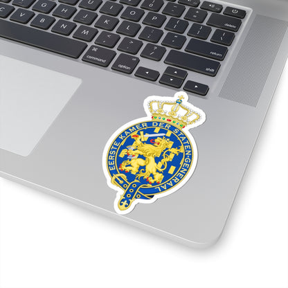Coat of arms of the Eerste Kamer - STICKER Vinyl Kiss-Cut Decal