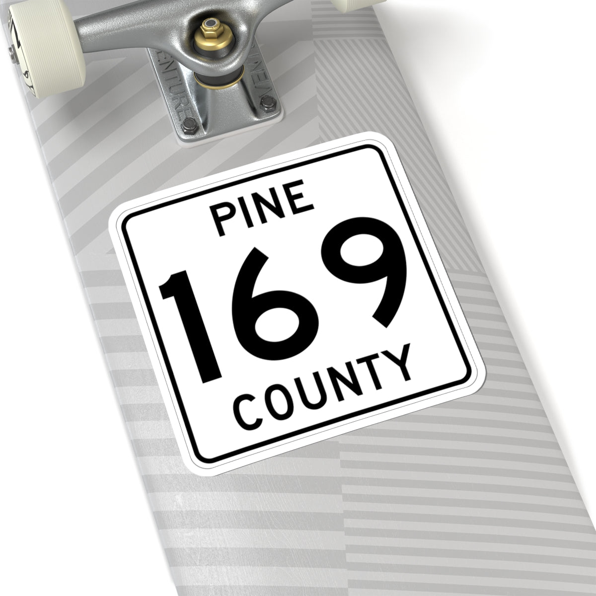 Pine County Route 169 MN (Minnesota) (Road Sign) STICKER Vinyl Kiss-Cut Decal