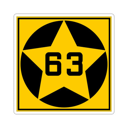 MN-63 1920 (Minnesota) (Road Sign) STICKER Vinyl Kiss-Cut Decal