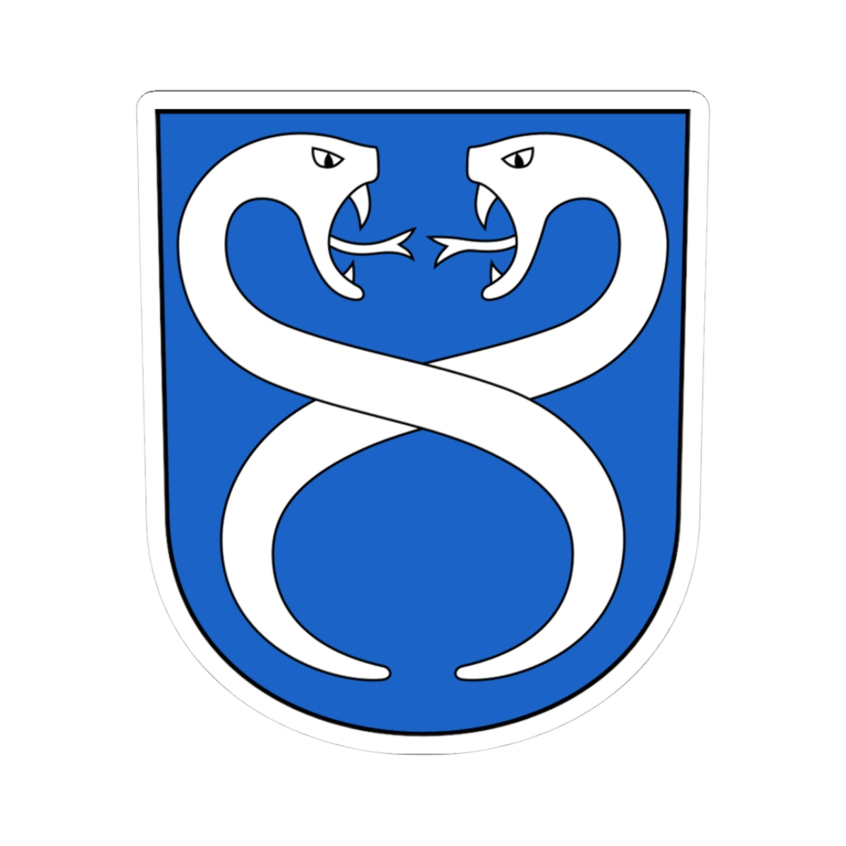 Balsthal-blazon (Switzerland) (Coat of Arms) STICKER Vinyl Kiss-Cut Decal