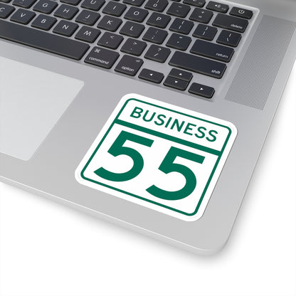 MD Route 55 Business (Maryland) (Road Sign) STICKER Vinyl Kiss-Cut Decal