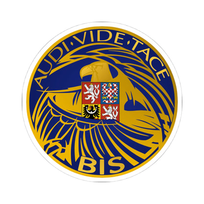 BIS Logo (Czech Republic) (Coat of Arms) STICKER Vinyl Kiss-Cut Decal