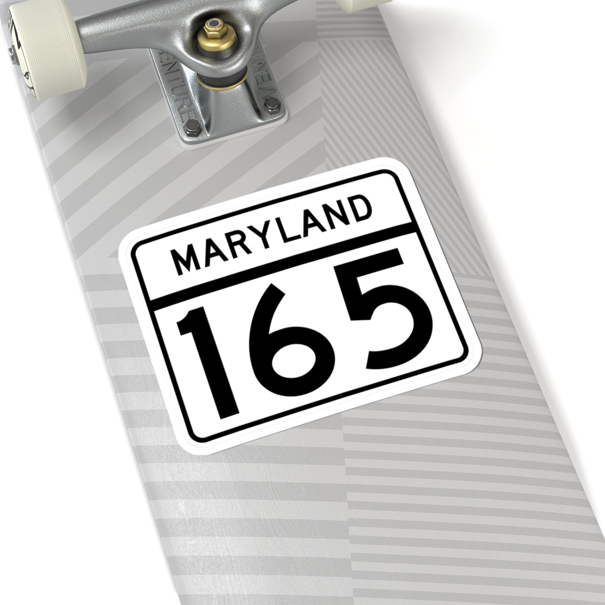 MD Route 165 (Maryland) (Road Sign) STICKER Vinyl Kiss-Cut Decal