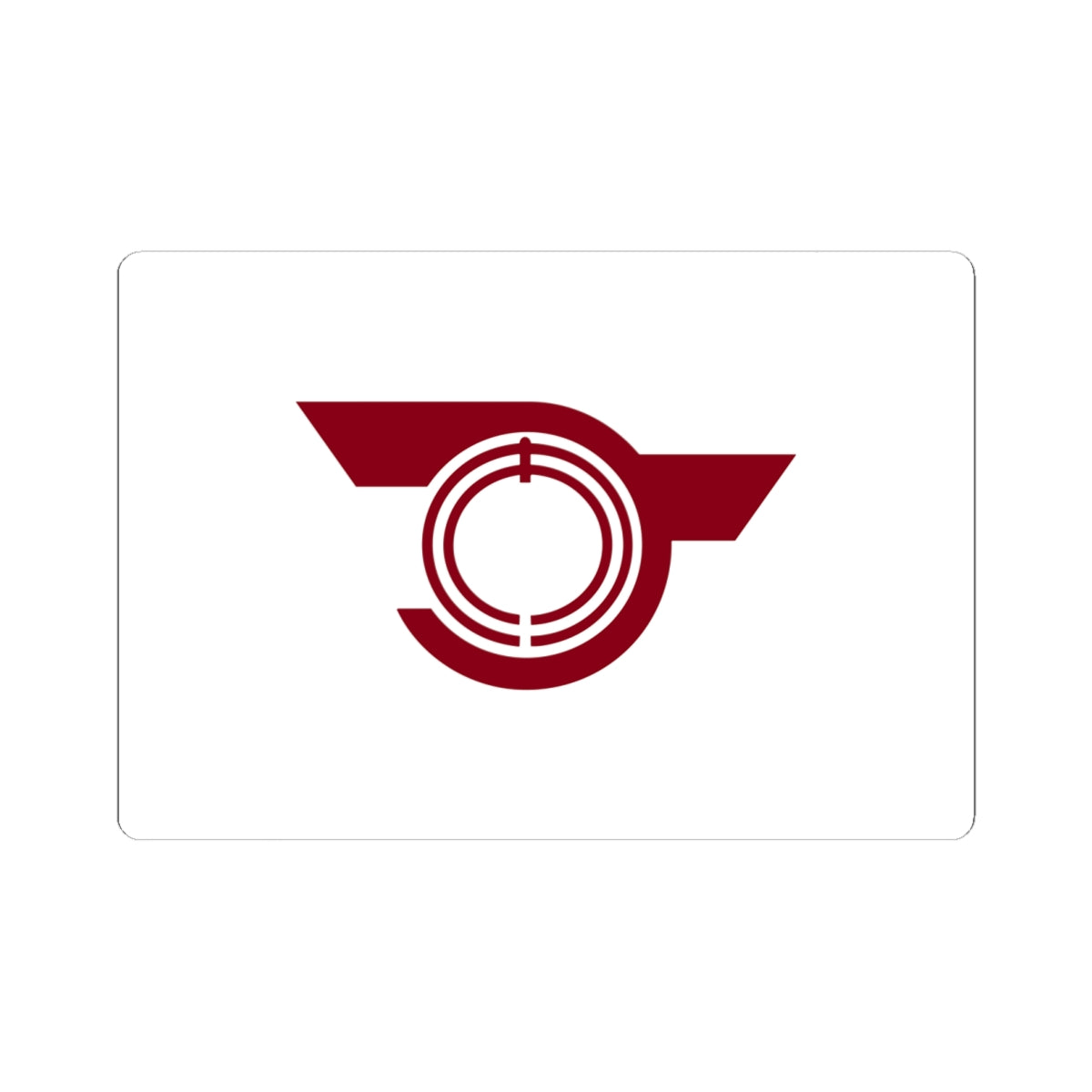 Flag of Shimoichi Nara (Japan) STICKER Vinyl Kiss-Cut Decal