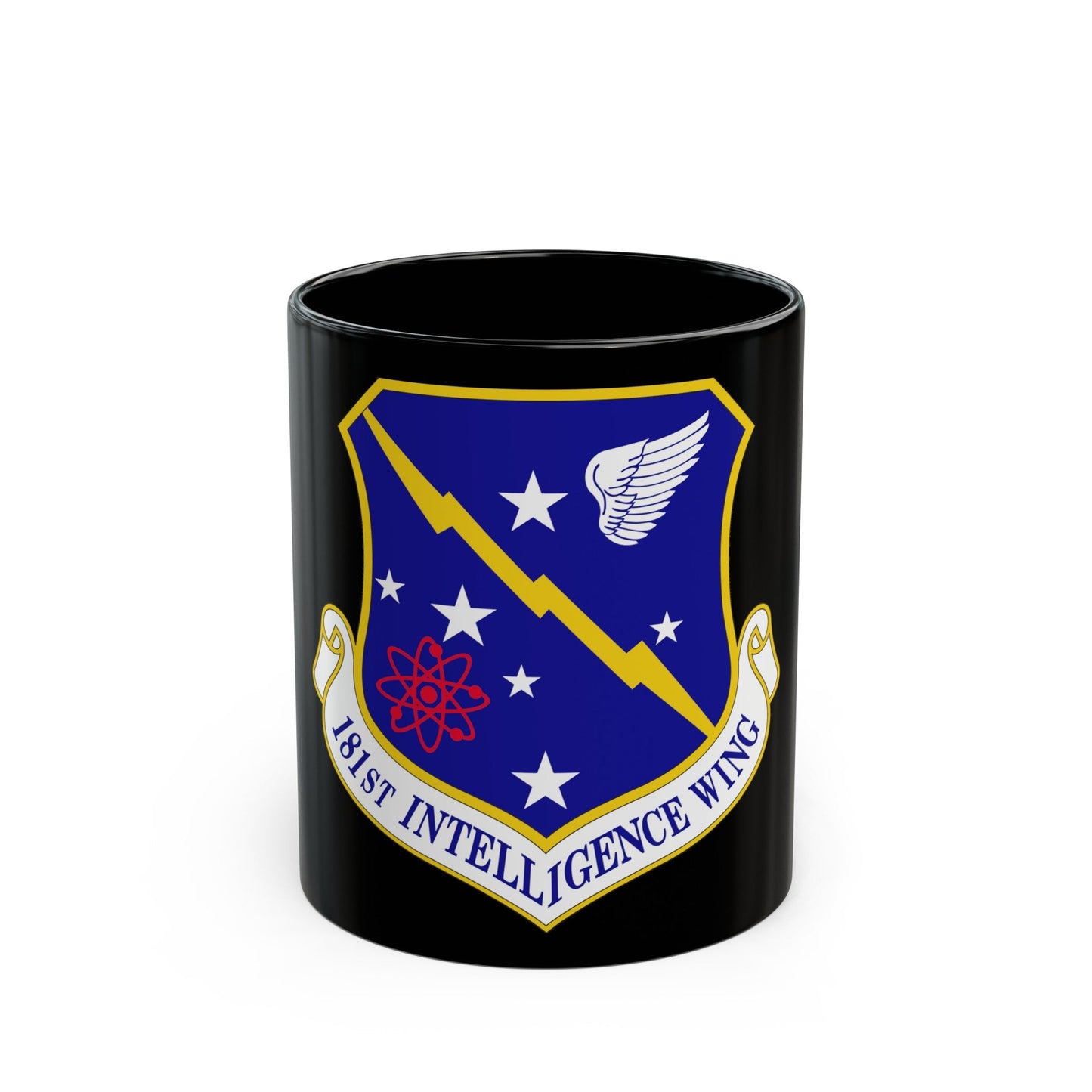 181st Intelligence Wing (U.S. Air Force) Black Coffee Mug-11oz-The Sticker Space