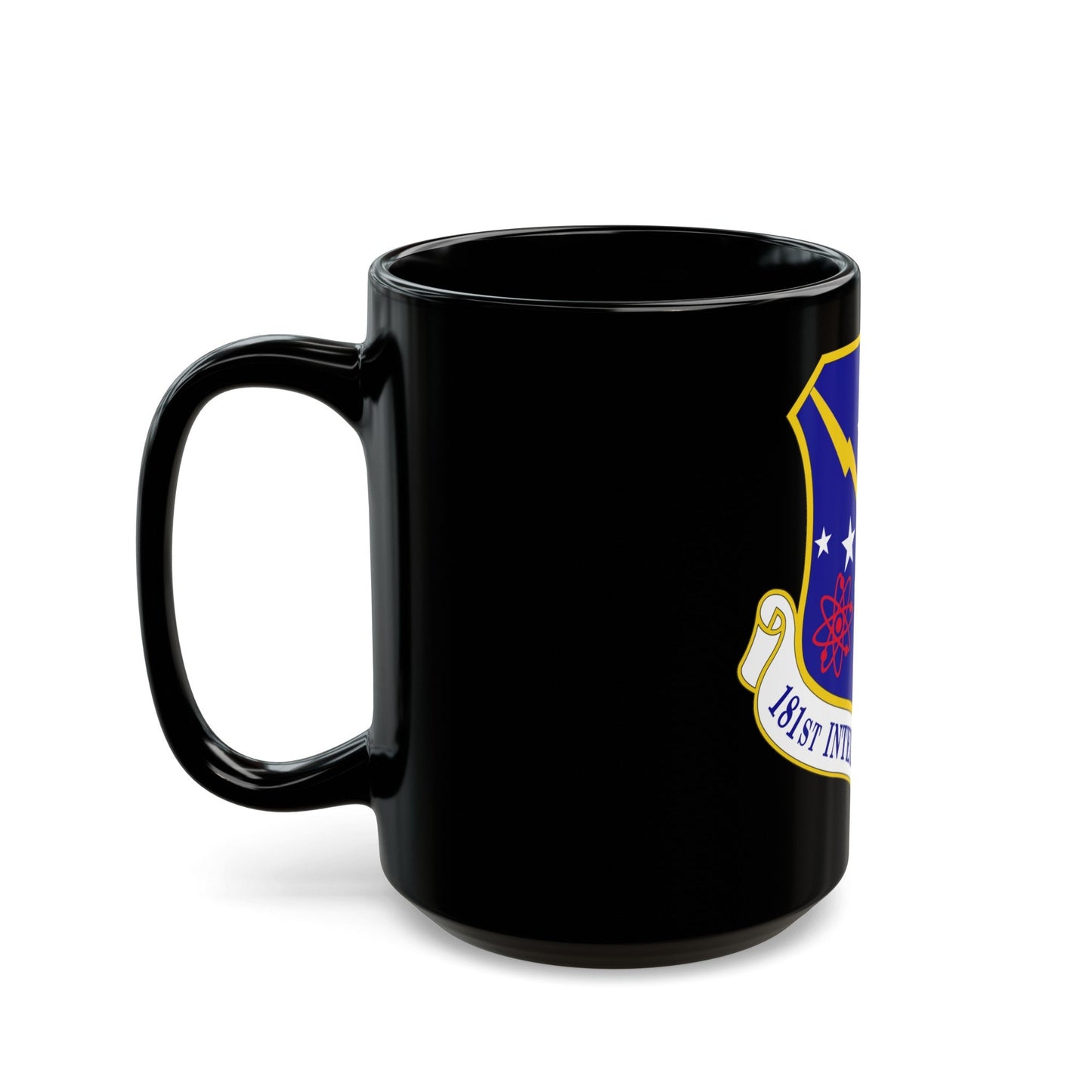 181st Intelligence Wing (U.S. Air Force) Black Coffee Mug-The Sticker Space