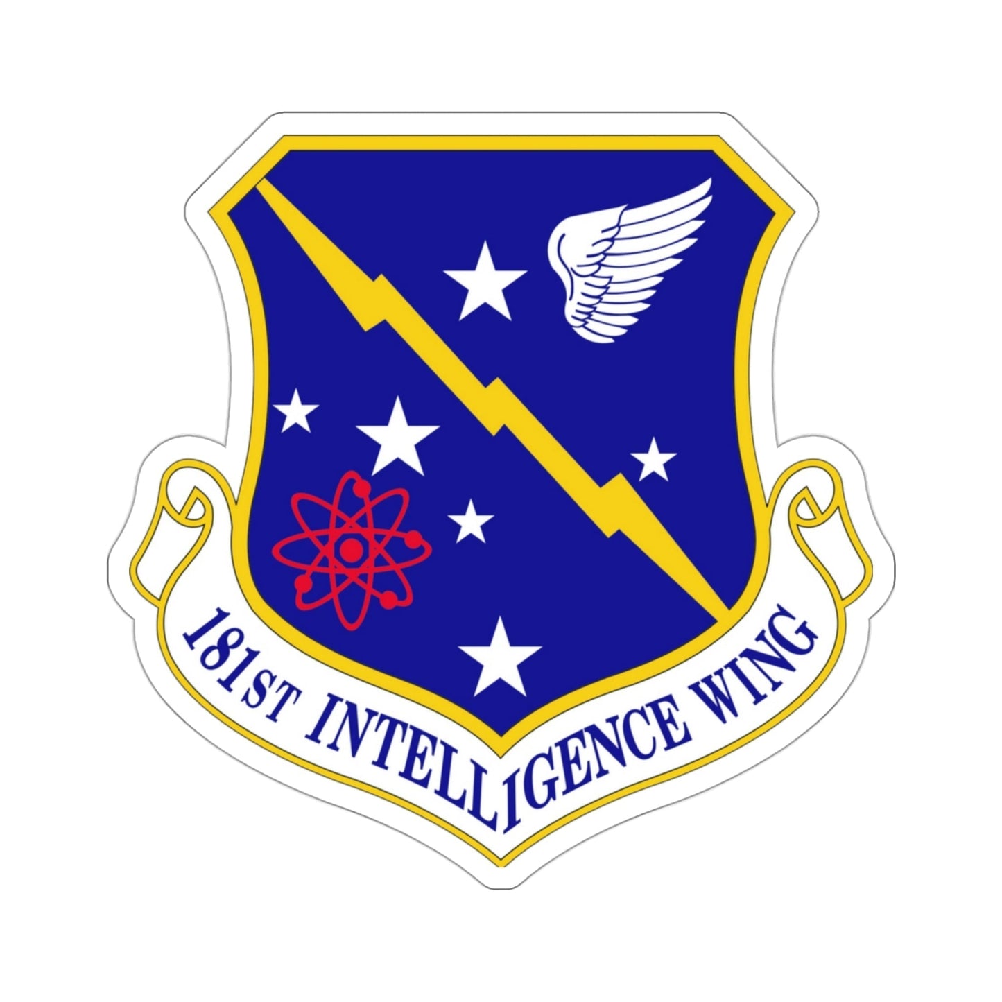 181st Intelligence Wing (U.S. Air Force) STICKER Vinyl Die-Cut Decal-3 Inch-The Sticker Space