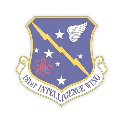 181st Intelligence Wing (U.S. Air Force) STICKER Vinyl Kiss-Cut Decal 3 Inch Transparent - The Sticker Space