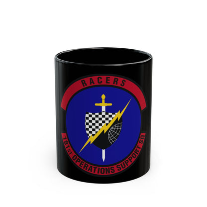 181st Operations Support Squadron (U.S. Air Force) Black Coffee Mug-11oz-The Sticker Space