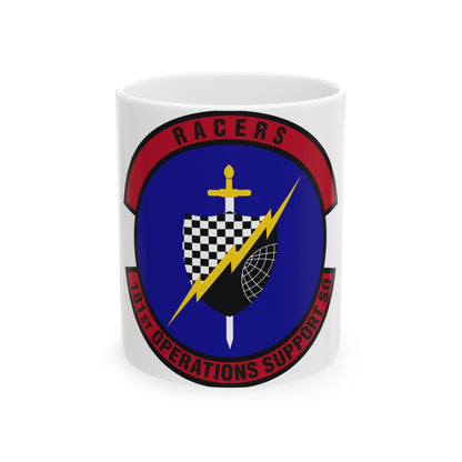 181st Operations Support Squadron (U.S. Air Force) White Coffee Mug-11oz-The Sticker Space