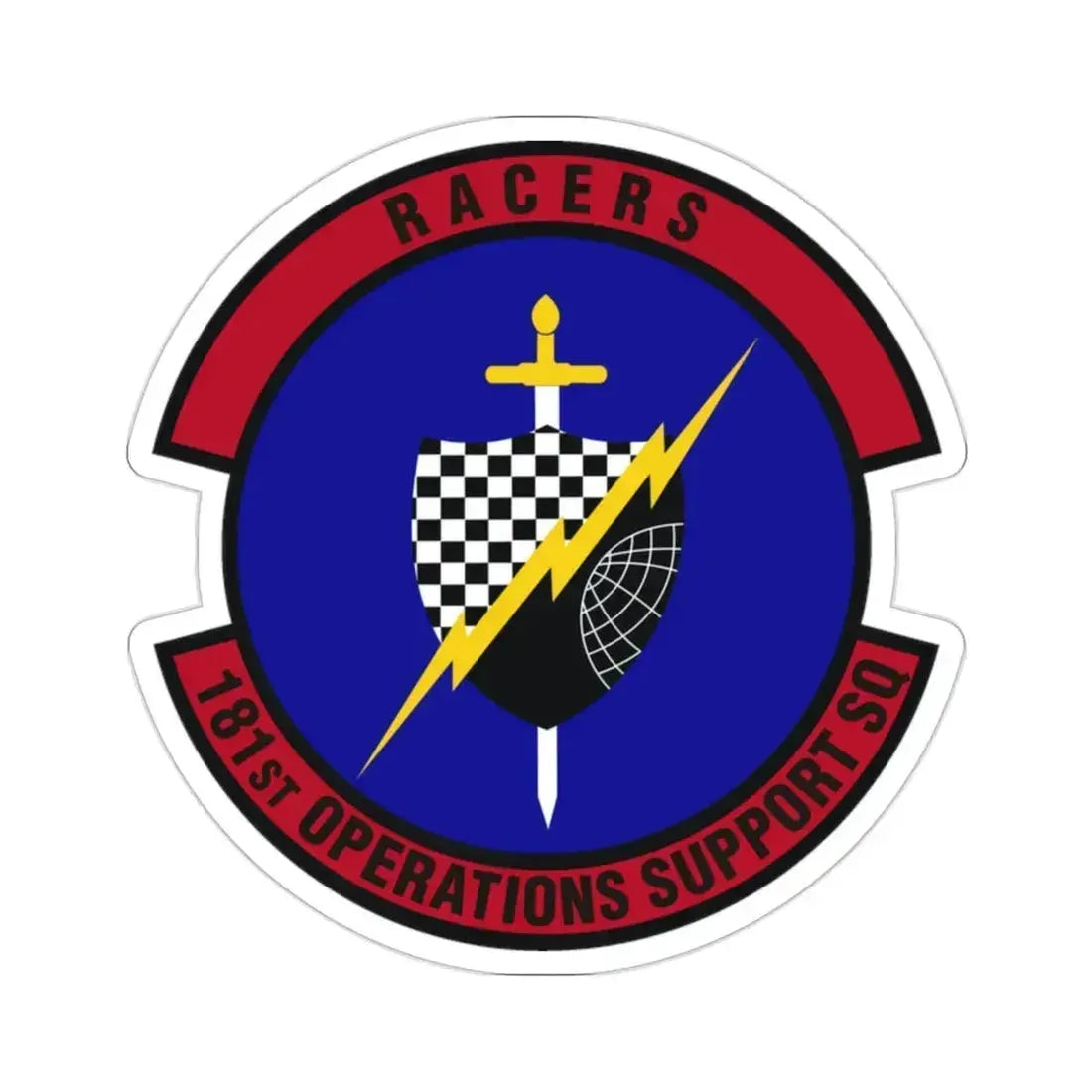 181st Operations Support Squadron (U.S. Air Force) STICKER Vinyl Die-Cut Decal 2 Inch - The Sticker Space