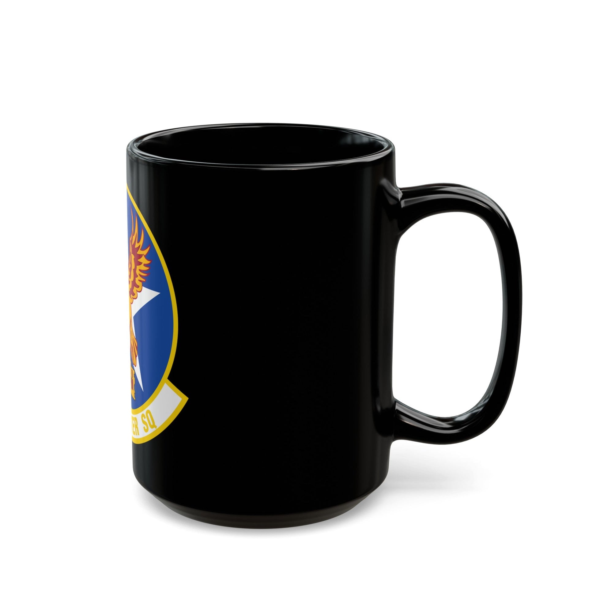 182 Fighter Squadron (U.S. Air Force) Black Coffee Mug-The Sticker Space