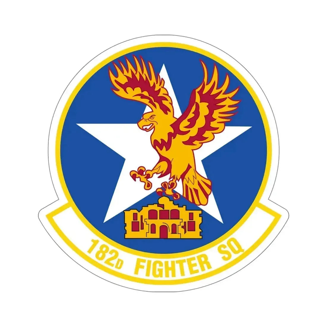 182 Fighter Squadron (U.S. Air Force) STICKER Vinyl Die-Cut Decal - The Sticker Space