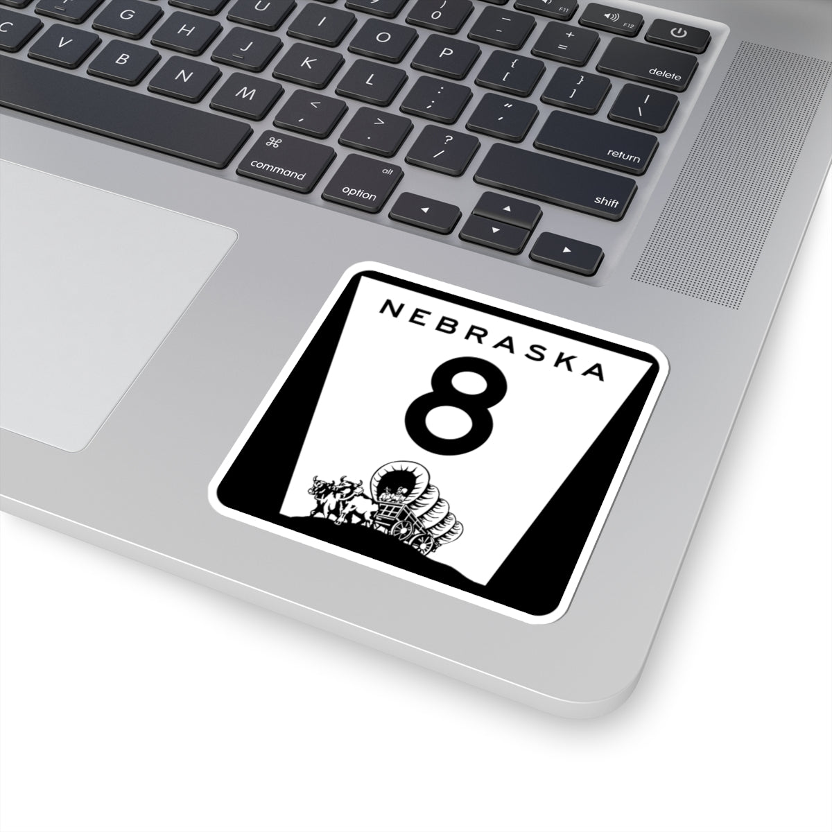 N-8 (Nebraska) (Road Sign) STICKER Vinyl Kiss-Cut Decal