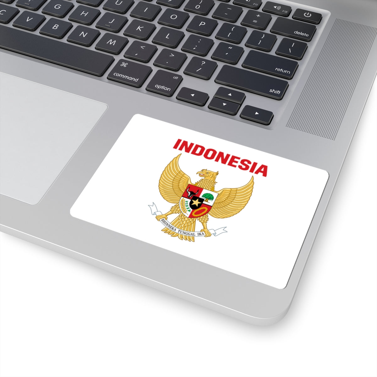 Indonesia coat of arms with name (Indonesia) STICKER Vinyl Kiss-Cut Decal