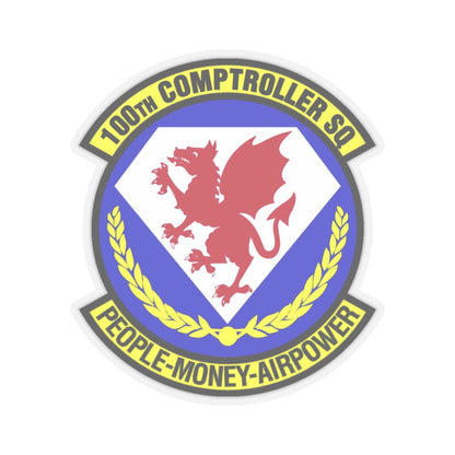 100 Comptroller Squadron USAFE (U.S. Air Force) STICKER Vinyl Kiss-Cut Decal