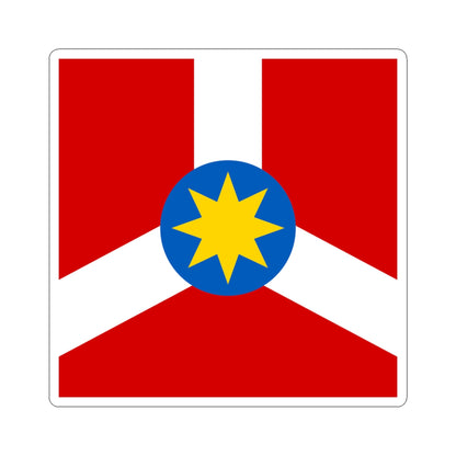 Berezhany Vinnytsia Oblast flag (Ukraine) STICKER Vinyl Kiss-Cut Decal