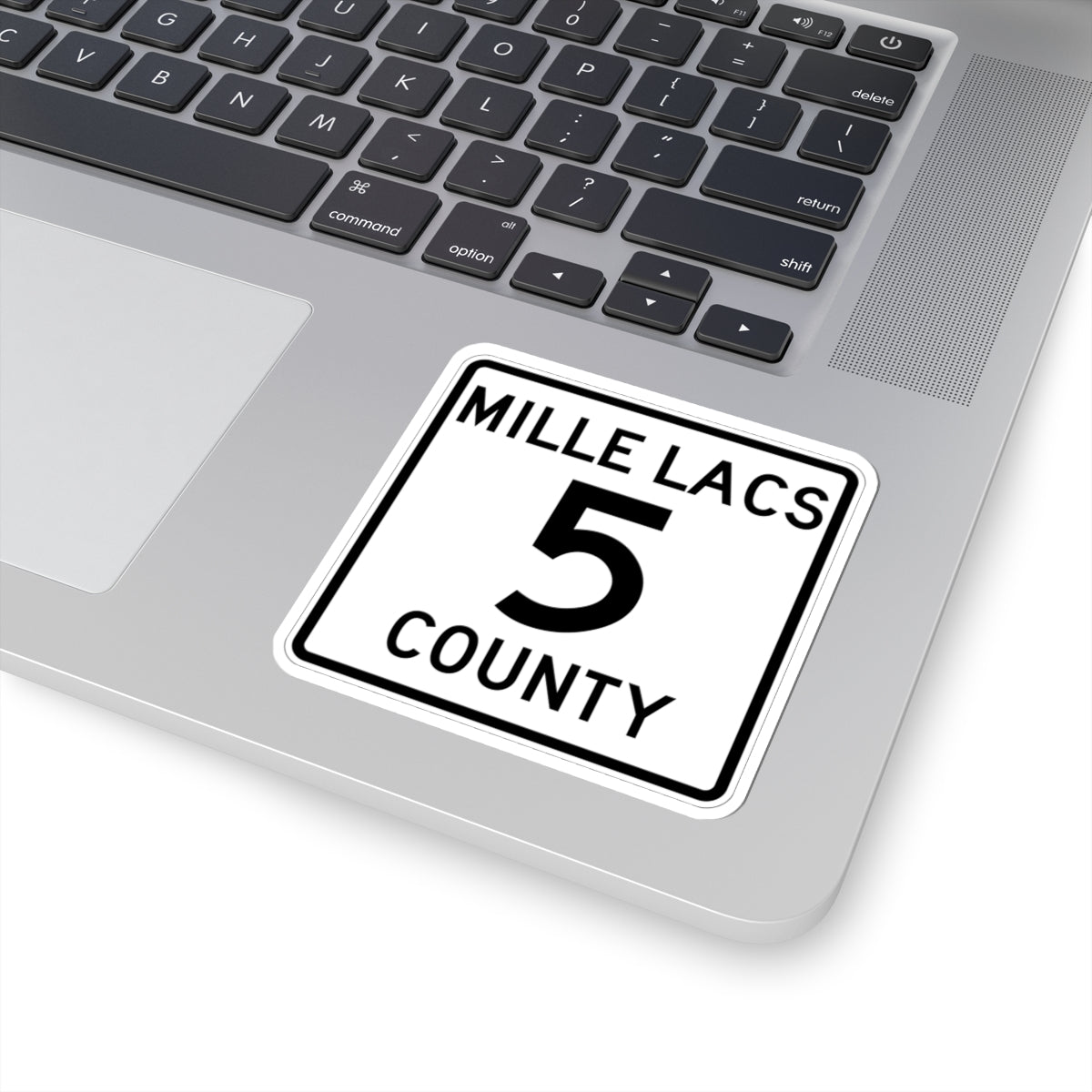 Mille Lacs County 5 MN (Minnesota) (Road Sign) STICKER Vinyl Kiss-Cut Decal