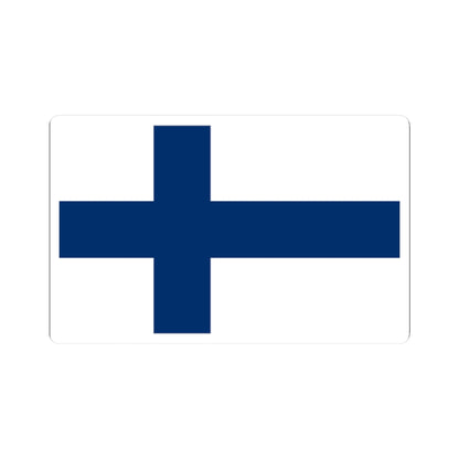 Flag of Finland (Finland) STICKER Vinyl Kiss-Cut Decal