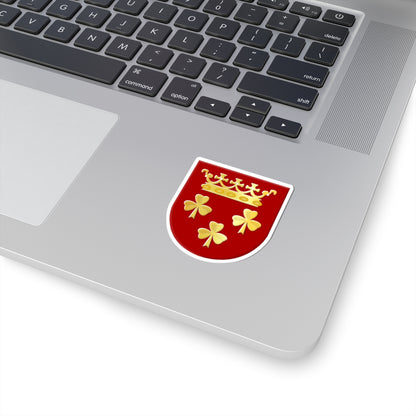 Akkrum wapen (Netherlands) (Coat of Arms) STICKER Vinyl Kiss-Cut Decal