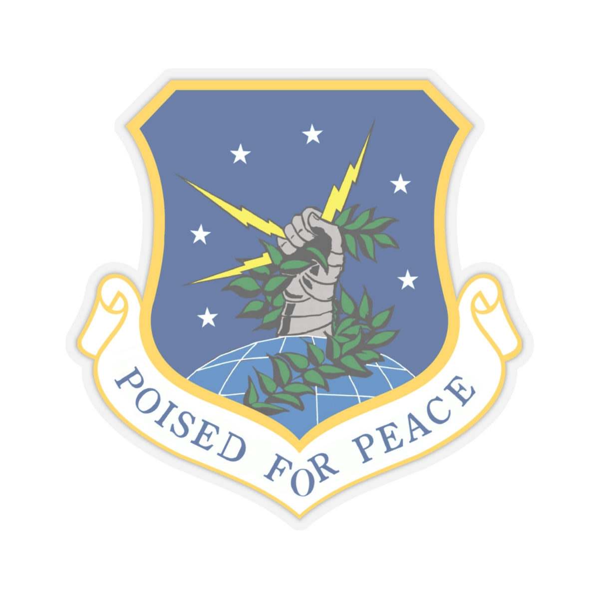 91st Space Wing (U.S. Air Force) STICKER Vinyl Kiss-Cut Decal