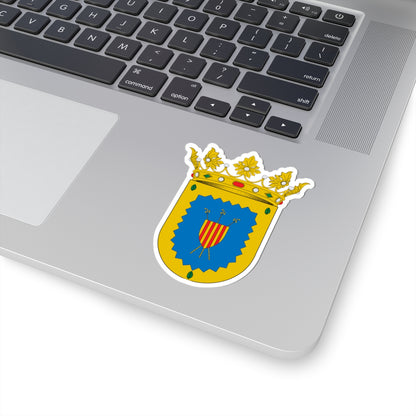 Escudo de Luesma (Spain) (Coat of Arms) STICKER Vinyl Kiss-Cut Decal