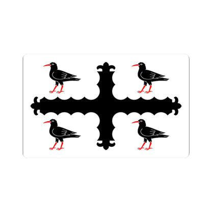 Flag of Flintshire (United Kingdom) STICKER Vinyl Kiss-Cut Decal