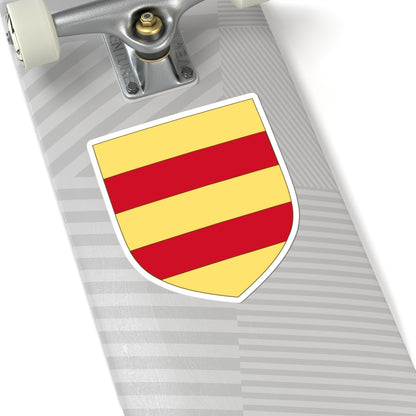 Arms of the County of Oldenburg (Denmark) (Coat of Arms) STICKER Vinyl Kiss-Cut Decal