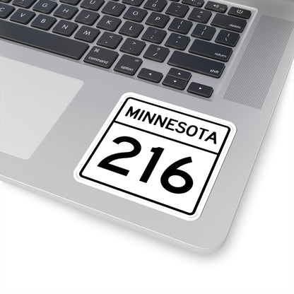 MN-216 1948 (Minnesota) (Road Sign) STICKER Vinyl Kiss-Cut Decal
