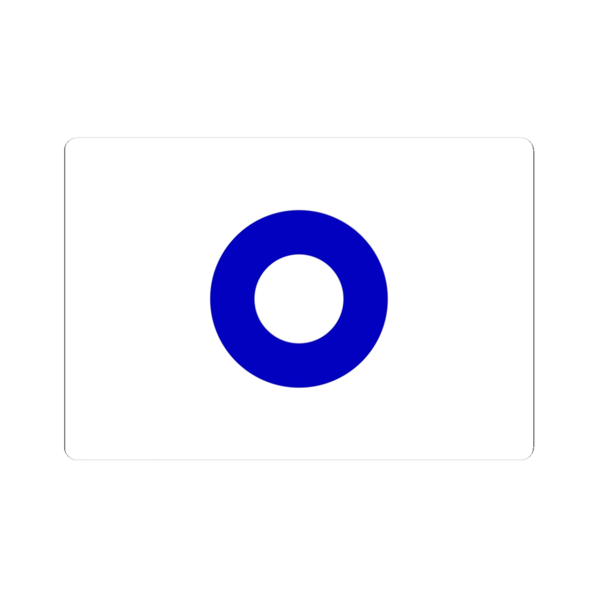 Flag of Ōzu Ehime (Japan) STICKER Vinyl Kiss-Cut Decal
