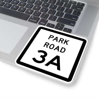 Texas Park Road 3A (Texas) (Road Sign) STICKER Vinyl Kiss-Cut Decal