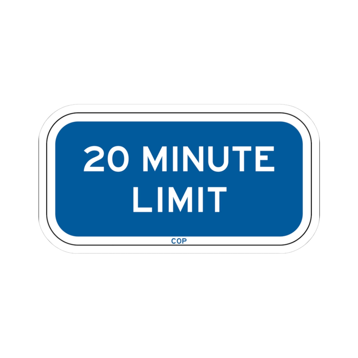 PBOT Road sign P4067 (Oregon) (Road Sign) STICKER Vinyl Kiss-Cut Decal