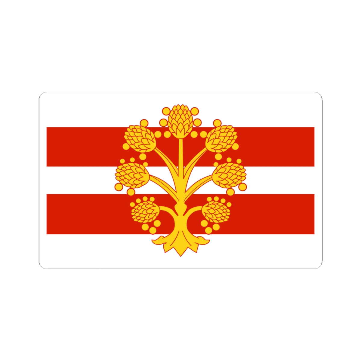 Flag of Westmorland (England) STICKER Vinyl Kiss-Cut Decal