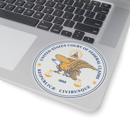 Seal of the United States Court of Federal Claims - STICKER Vinyl Kiss-Cut Decal