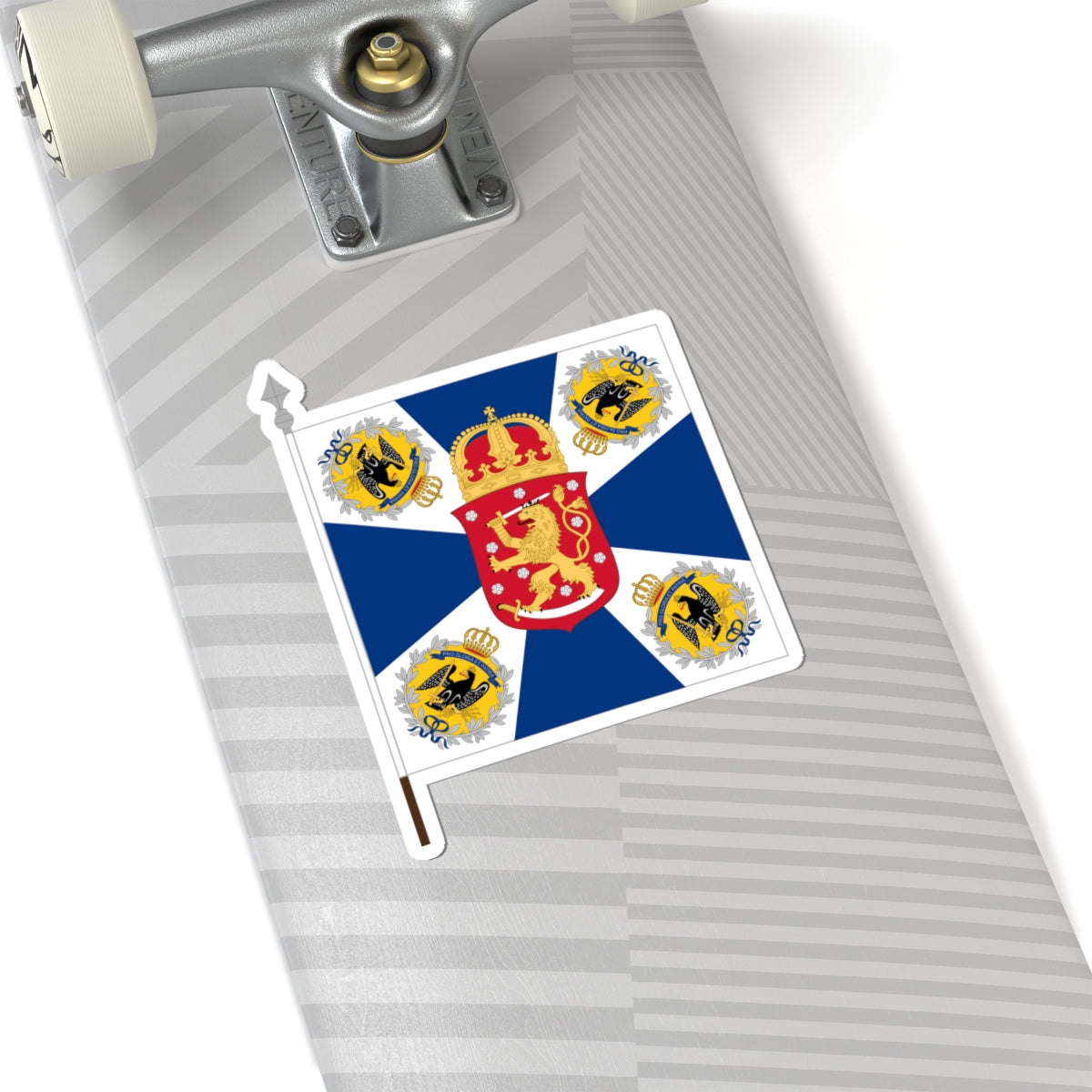 Jääkärilippu (Finland) STICKER Vinyl Kiss-Cut Decal