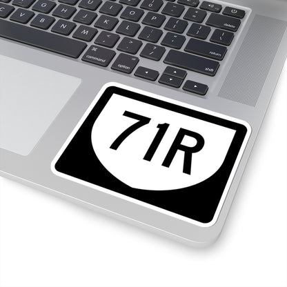 PR urban primary 71R (Puerto Rico) (Road Sign) STICKER Vinyl Kiss-Cut Decal