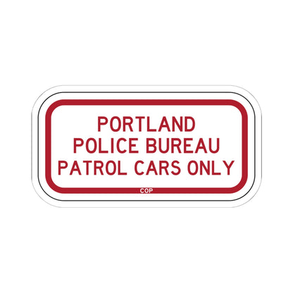 PBOT Road sign P4225 (Oregon) (Road Sign) STICKER Vinyl Kiss-Cut Decal
