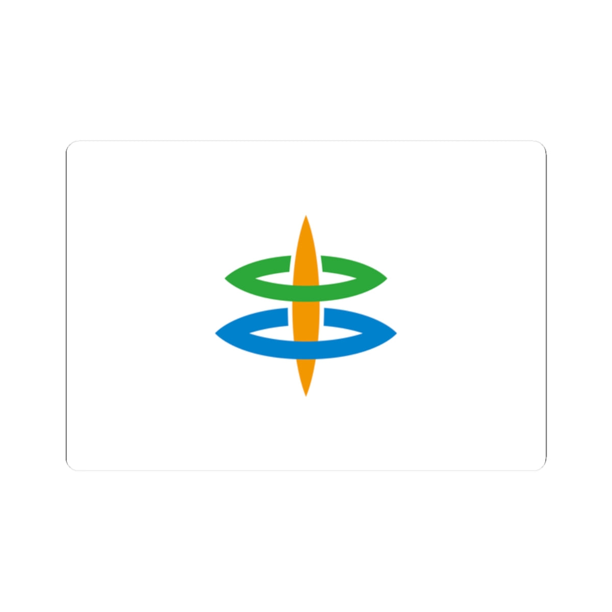Flag of Kushimoto Wakayama (Japan) STICKER Vinyl Kiss-Cut Decal